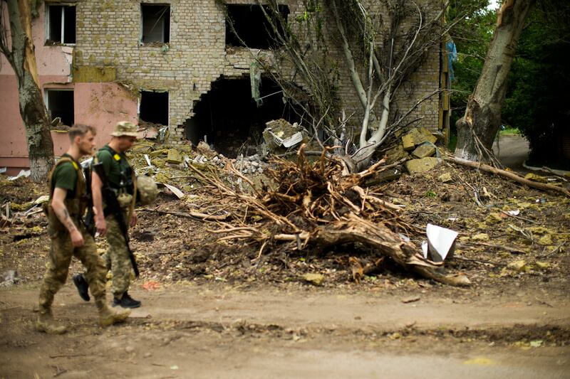 Fighting has raged around Lysychansk and neighbouring Sievierodonetsk. Photograph: AP