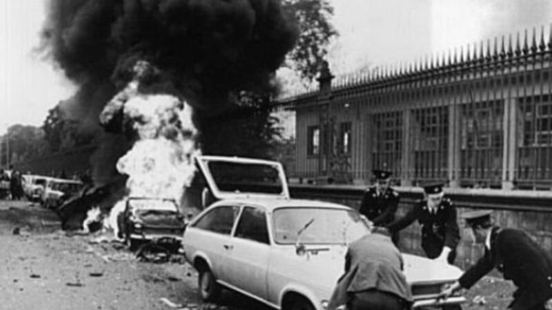 Nassau Street bombing: three bombs exploded in Dublin and one in Monaghan in May 1974. Photograph: Pat Langan/The Irish Times