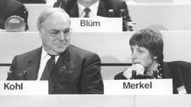 Merkel ‘couldn’t eat properly with a knife and fork’ - Kohl
