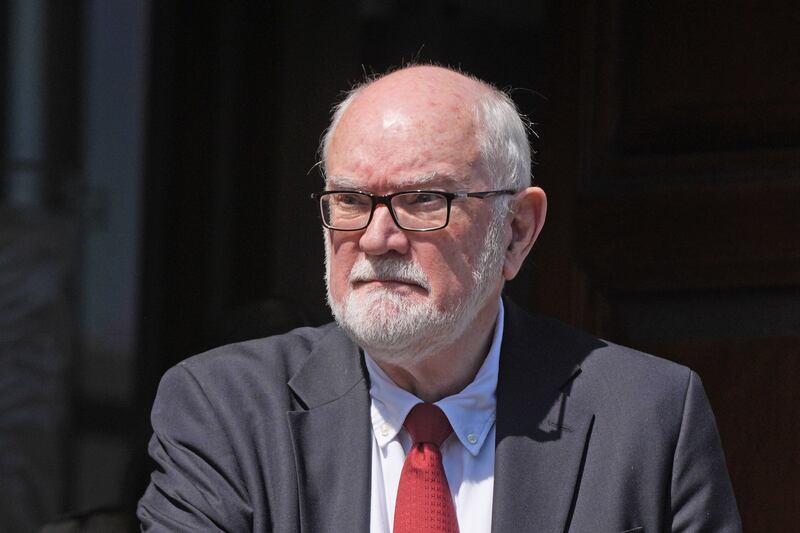 John O'Loan, former managing director of Sky News, outside the High Court in Dublin on Friday. Photograph: Brian Lawless/PA Wire