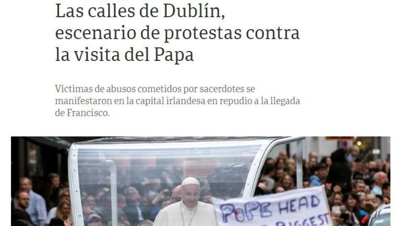 A screengrab from ‘Clarin’.