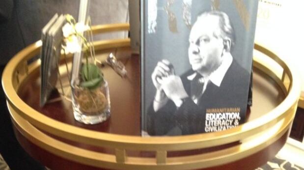 One of the book displays inside National Affairs Office of the Church of Scientology on Dublin’s Merrion Square. Photograph: Emer Sugrue/The Irish Times