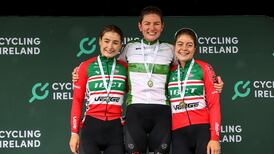 Alice Sharpe secures road race crown three years after first title