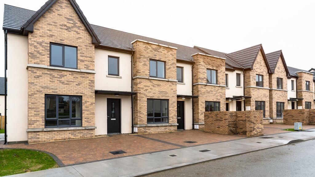 The housing market is in difficulty. More expensive properties are slow to sell and prices in some areas are static or easing back. File photograph: Getty