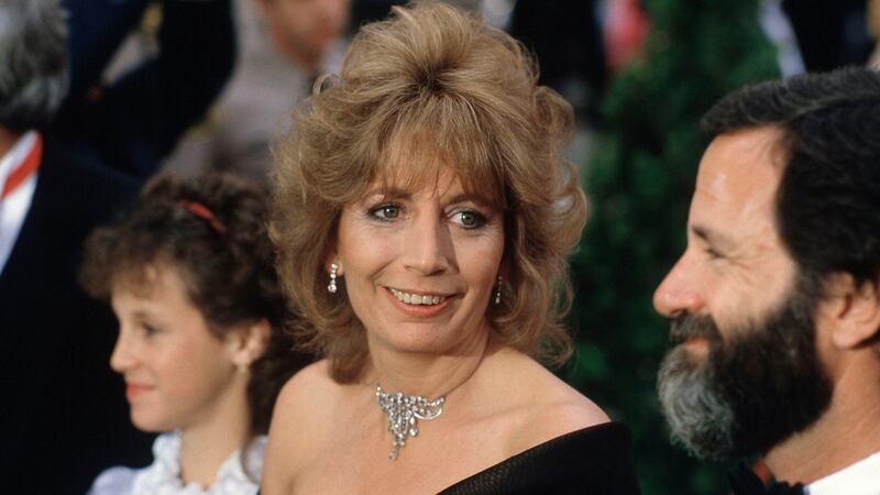 Penny Marshall arrives for the 1984 Oacars in Hillywood. Photograph: Reed Saxon/AP