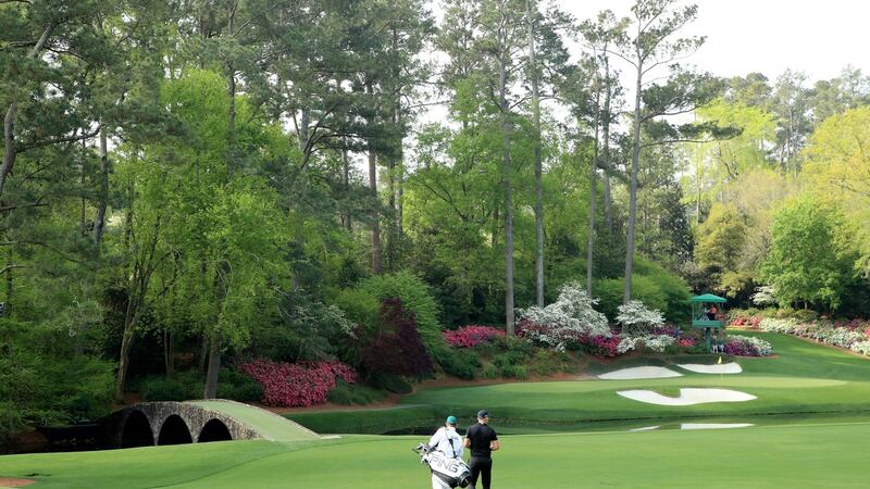 Matt Wallace walks on the 12th hole. Photo: Andrew Redington/Getty Images