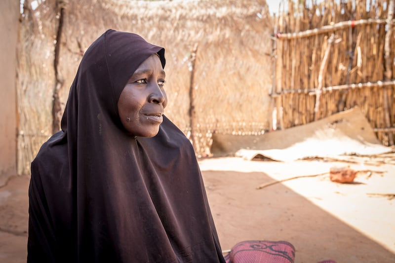 Habsatou Ousman, a mother of five, has been living in Chadakori "opportunity village" for three years