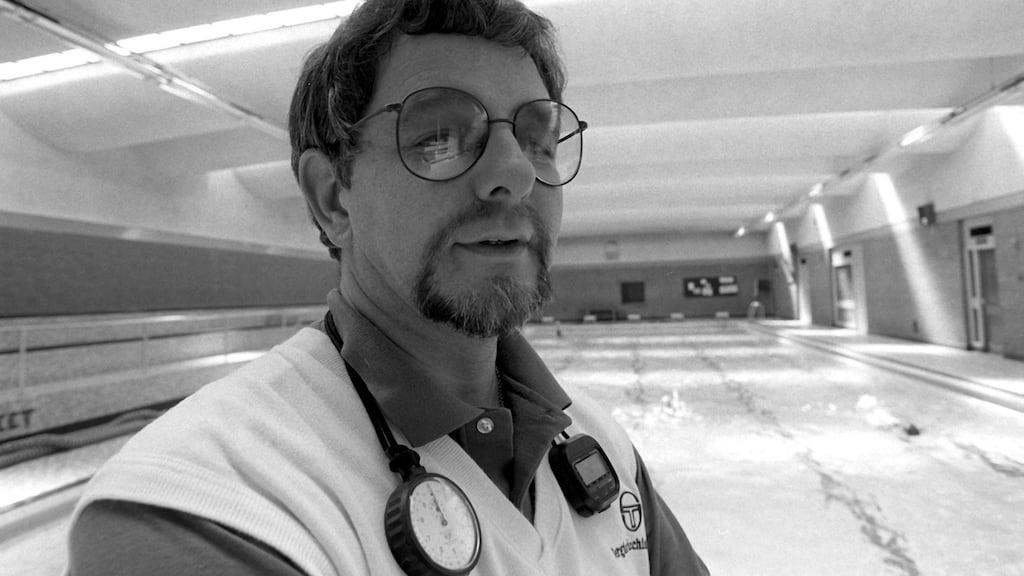 Former Olympic swimming coach George Gibney pictured in 1988. Photograph: Billy Stickland/Inpho