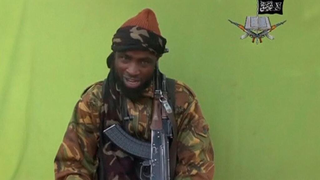 Boko Haram leader Abubakar Shekau. The Nigerian Islamist group is estimated to have up to 6,000 fighters. Photograph: Boko Haram handout via Reuters TV/Reuters