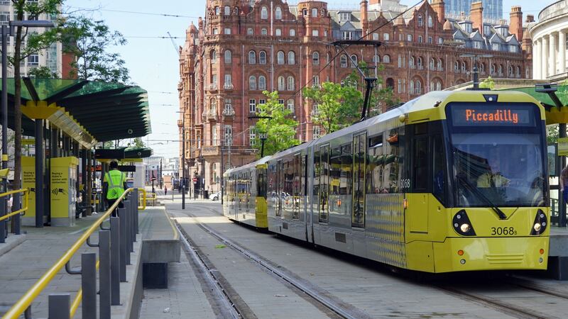 The Metrolink tram/light rail system in Greater Manchester. Although battling with legacy transport issues, things are beginning to change for the better. Photograph: Getty Images