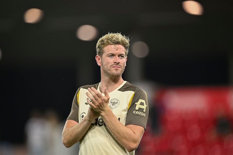 Nathan Collins has been appointed Brentford's club captain for the season ahead. Photograph: Octavio Passos/Getty Images