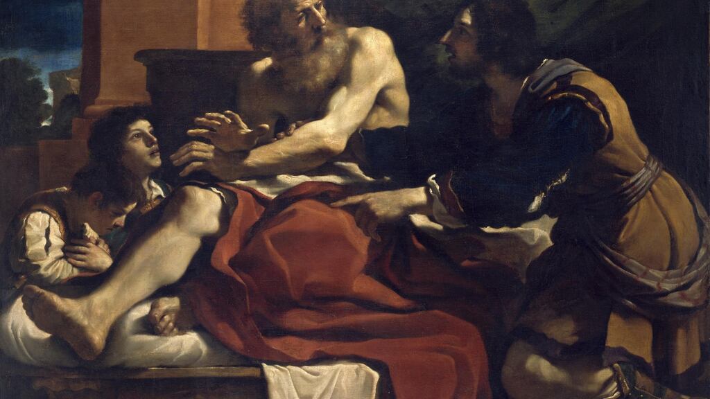 Guercino (1591-1666), Jacob Blessing the Sons of Joseph, c.1620, oil on canvas. Photo © National Gallery of Ireland