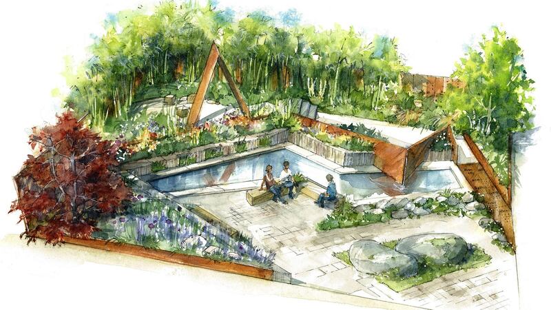 Janssen, Aware and See Change will present a garden at Bloom in the Park that has been created in collaboration with people living with or affected by mental illness. It is called Grounded.