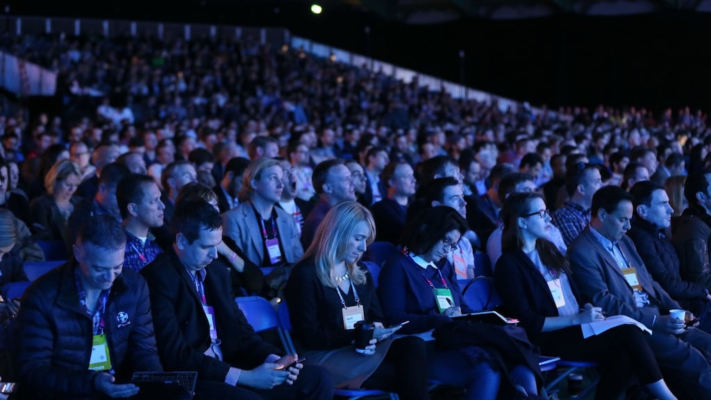 Attendees at the Web Summit at the RDS in Dublin. Travel website GoCambion plans a major fundraising initiative. Photograph: Niall Carson/PA
