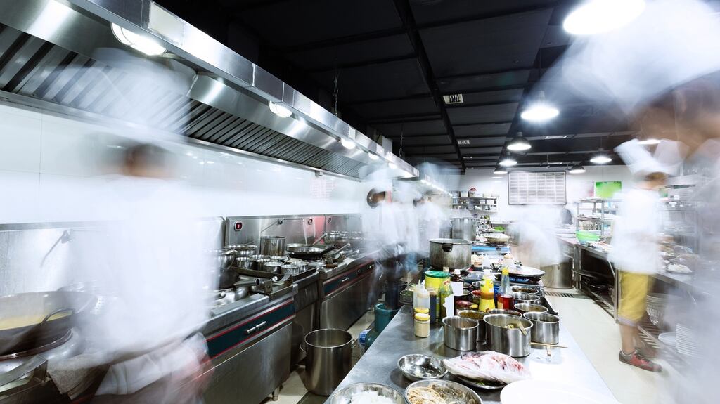 Kitchens can be high-pressure, stressful environments in which to work. Photograph: Getty Images