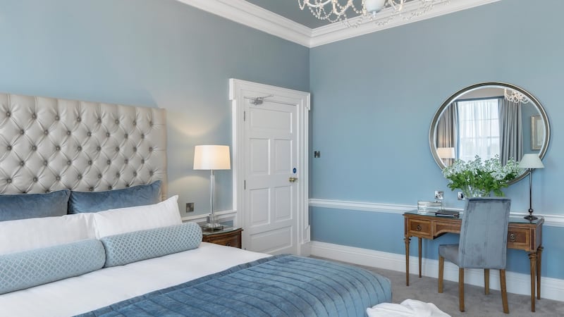 One of the rooms in the Johnstown Estate Hotel & Spa in Co Meath.