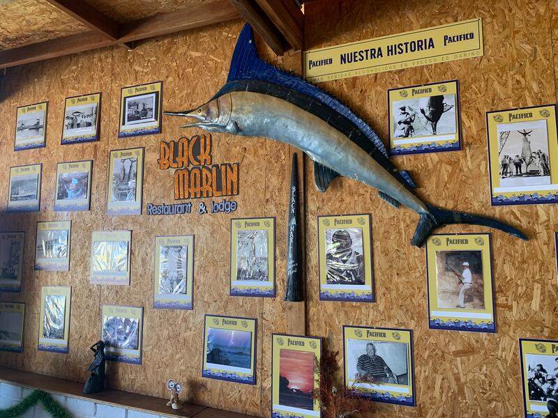 Cabo Blanco: Black Marlin Restaurant & Lodge. Photograph: Peter Murtagh