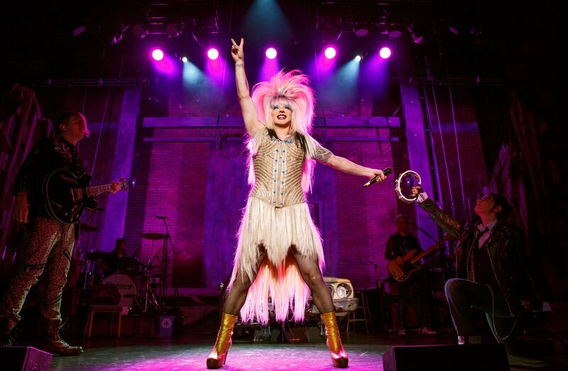 Hedwig and the Angry Inch: Euan Morton in the Broadway production. Photograph: Joan Marcus