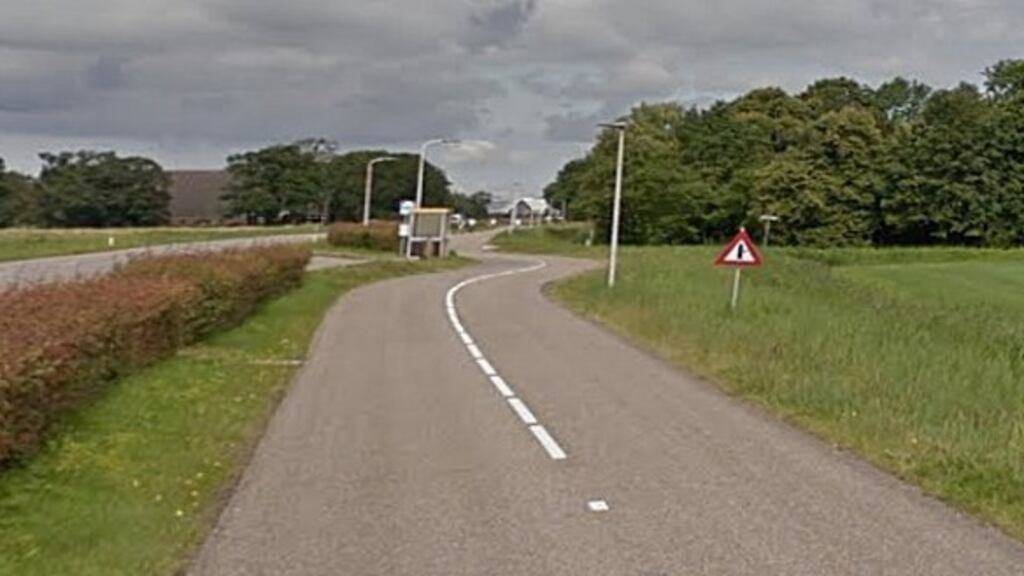 The highway past the Dutch village of Jelsum where the road will play you a tune. Photograph: Google Streetview