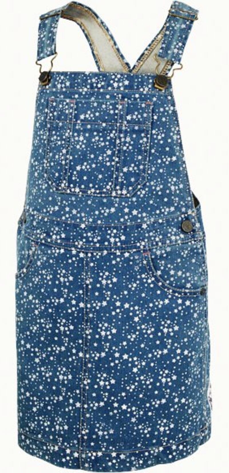 Star Denim Pinny Dress
