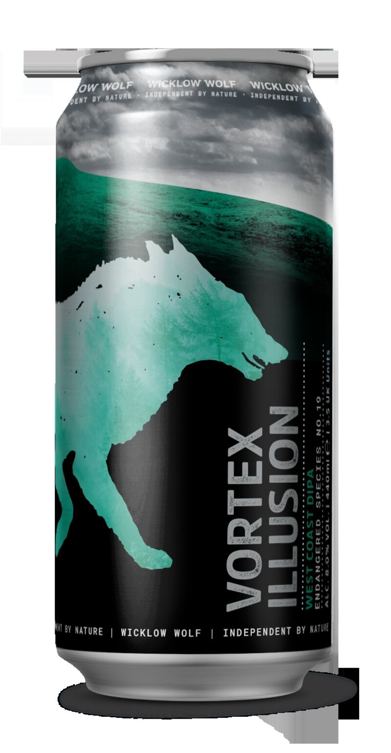 Wicklow Wolf’s Vortex Illusion, a hop-charged West Coast IPA
