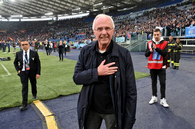 Liverpool fan Sven Goran Eriksson always harboured hopes of managing the Anfield outfit but the chance never materialised. Photograph: Marco Rosi/SS Lazio/Getty Images