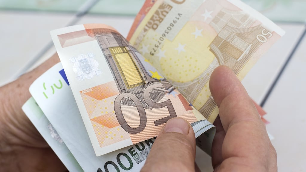 Average weekly earnings stood at €769.98 as of the first quarter of 2019, up by 3.4 per cent on a year earlier. Photograph: iStock