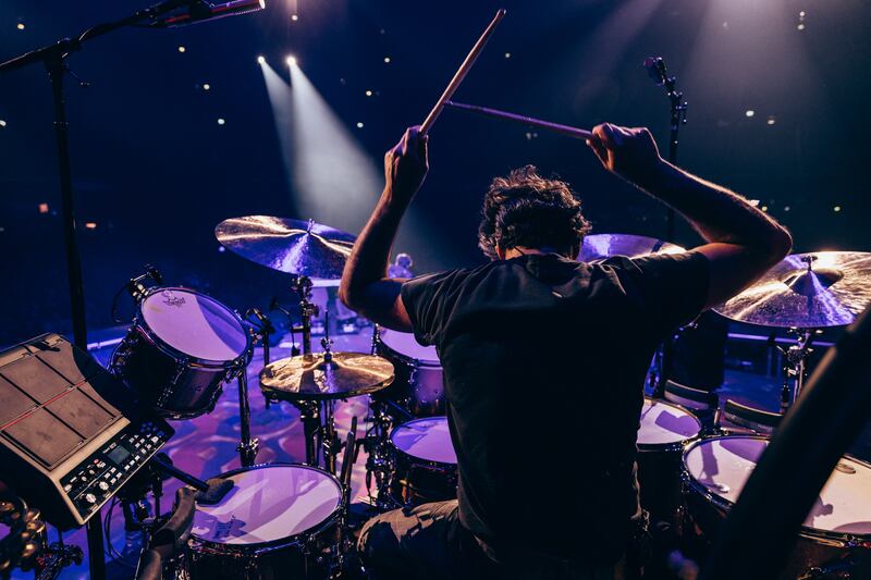 Ronnie Vannucci jnr of The Killers. Photograph: Chris Phelps