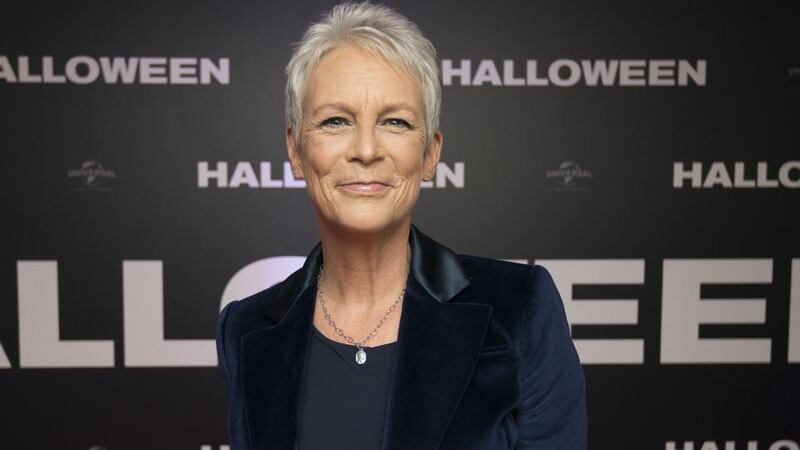 Actor Jamie Lee Curtis arriving at the Lighthouse Cinema in Smithfield for a screening of ‘Halloween’. Photograph: Dave Meehan
