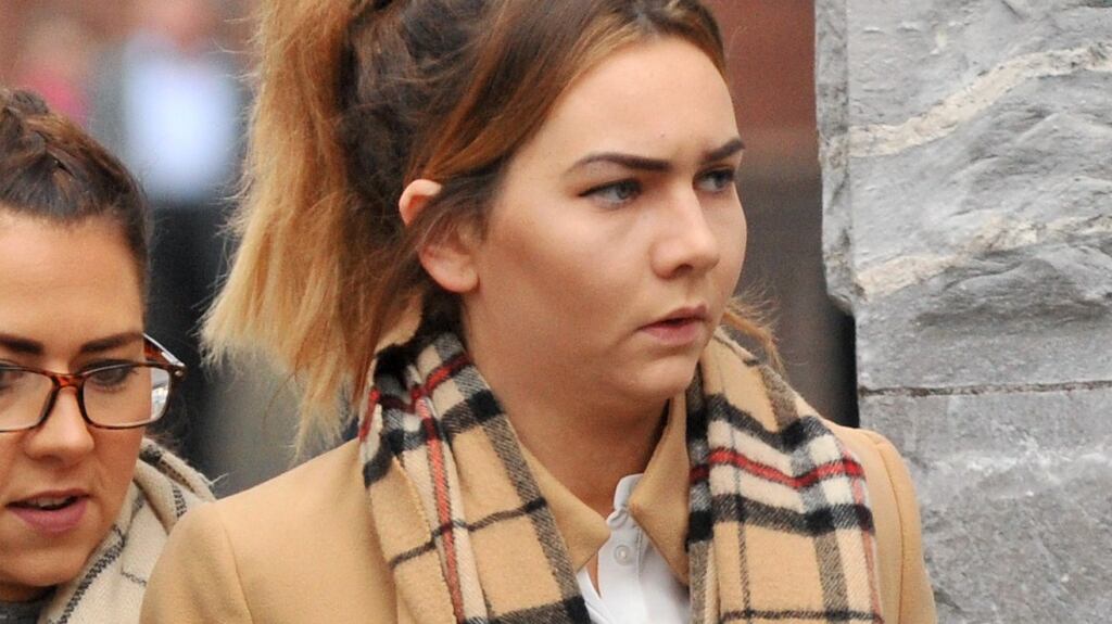 Susan Gleeson of Kilworth, Co Cork, on arrival to Cork Circuit Court where she received a suspended sentence for causing the death of Cork mother, Geraldine Clancy (58), and her daughter, Louise Ann (22), on December 22nd, 2015. Photograph: Cork Courts Limited
