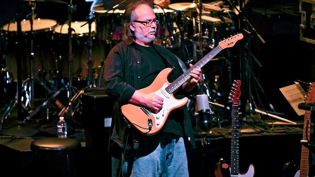Walter Becker of Steely Dan performing in 2011 in New York. The groundbreaking guitarist and songwriter died on Sunday aged 67. Photograph: Chad Batka/The New York Times