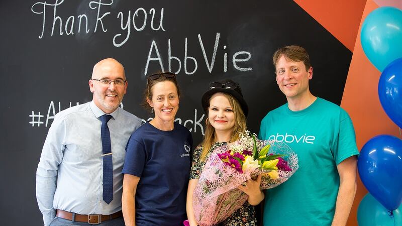 AbbVie has joined forces with Volunteer Ireland in a partnership that ensures that AbbVie’s volunteer efforts align with the needs of their local communities.