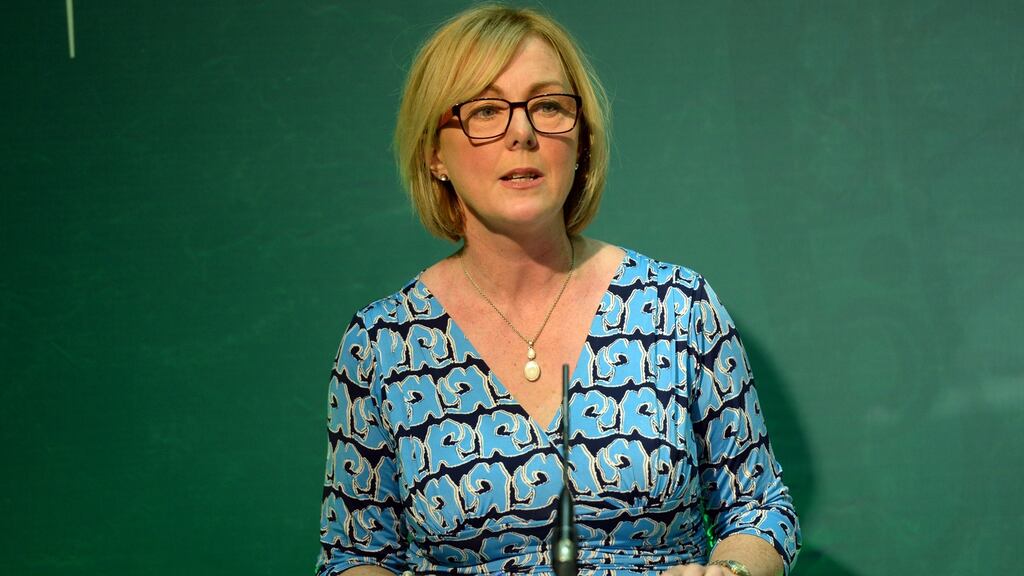 Minister for Employment Affairs and Social Protection Regina Doherty said her focus was “firmly on employment, pension reform, and reducing child poverty”. Photograph: Dara Mac Dónaill