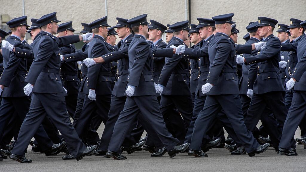 More than 3,000 new gardaí will be hired over next four years. Photograph: Brenda Fitzsimons/The Irish Times
