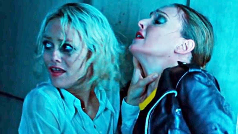 New this week: Vanessa Paradis (left) in Knife + Heart