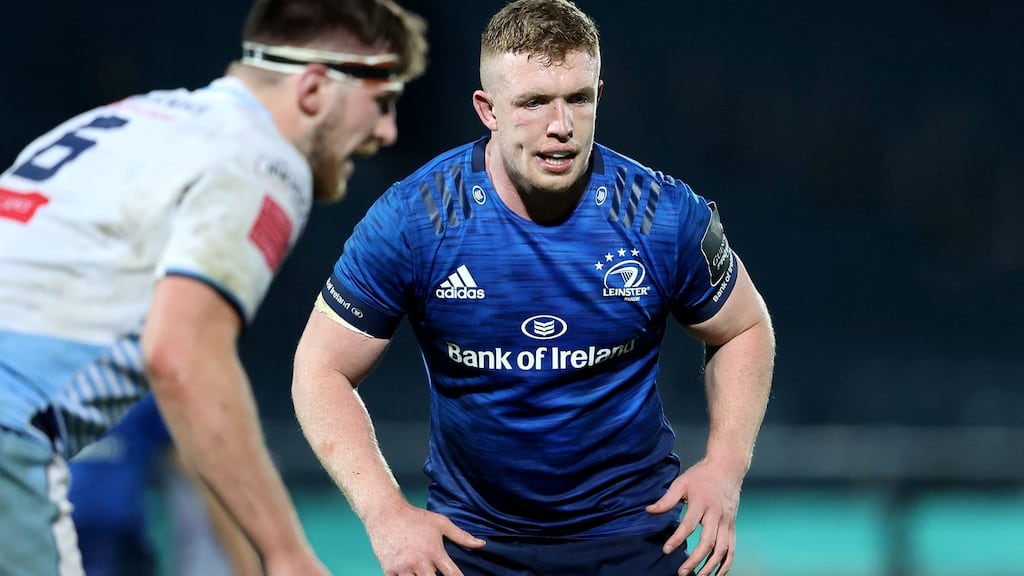 Dan Leavy has been ruled out for the remainder of the season after an operation on knee cartilage. Photograph: Dan Sheridan/Inpho