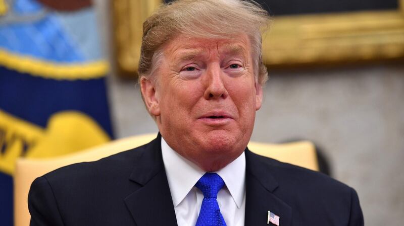 The White House says US president Donald Trump will declare a national emergency over wall funds. Photograph: Nicholas Kamm/AFP/Getty Images