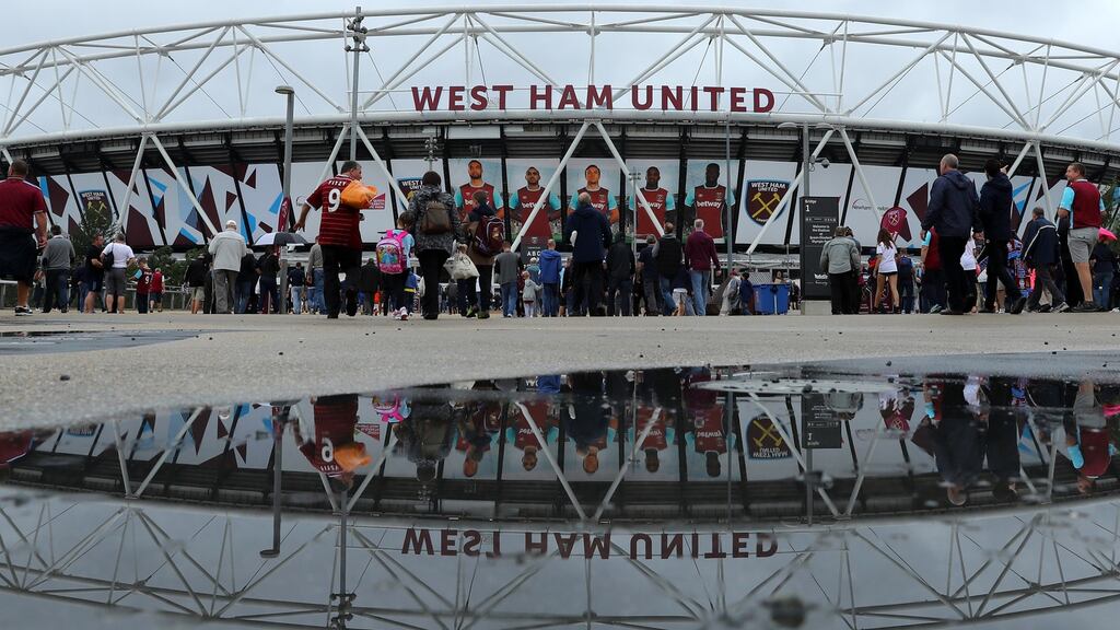 No wonder West Ham’s opening games of last season were marred by infighting among home and rival supporters. Photograph:  Richard Heathcote/Getty Images