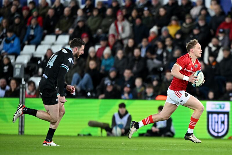 Mike Haley in action for Munster against the Ospreys. Photograph: Ashley Crowden/Inpho