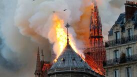 Notre Dame cathedral, symbol of Paris, devastated by fire