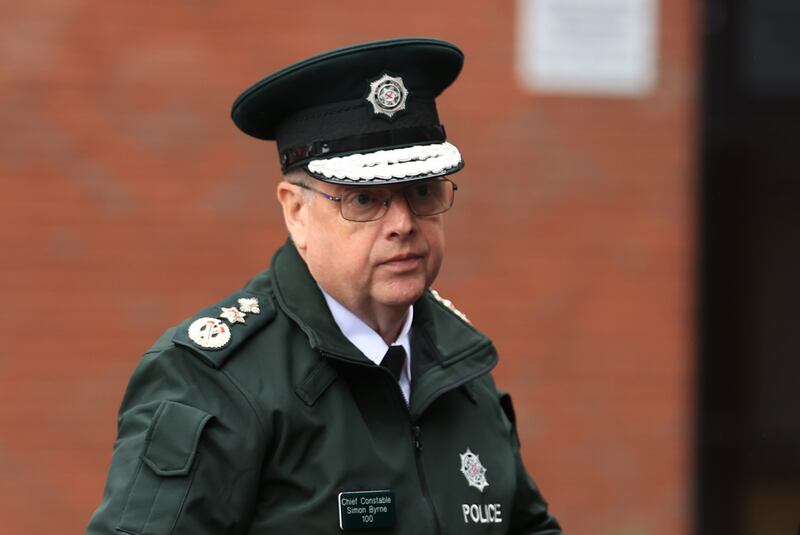 A critical High Court ruling around the disciplining of two junior officers led to Simon Byrne resigning as chief constable. Photograph: Liam McBurney/PA
