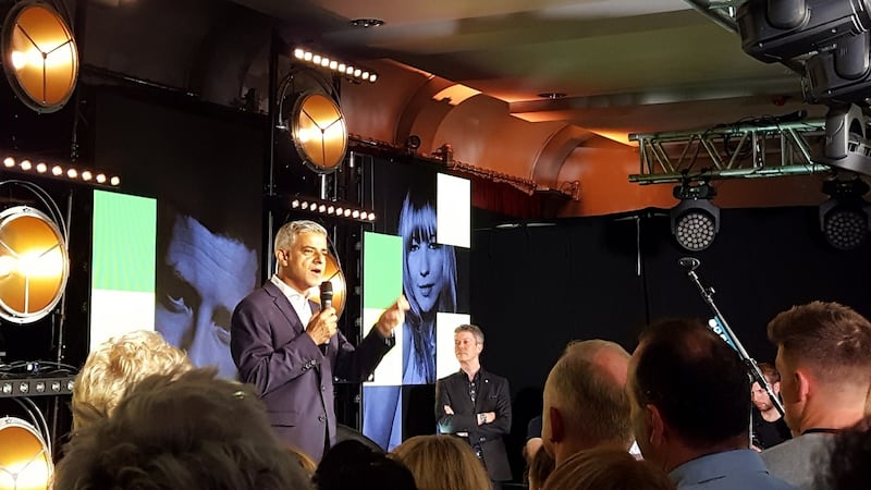 Mayor of London Sadiq Khan was a special guest speaker.