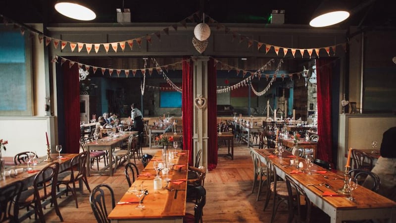 Alternative venues such as barns, theatres, tents and warehouses are becoming “the” thing for 2014. Couples can personalise such places and create unique experiences for themselves and their guests. Above: Mount Druid, Co Westmeath. Photograph: Pawel Babenca