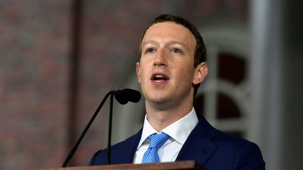 Facebook founder and CEO Mark Zuckerberg: under pressure over fake news. Photograph: Paul Marotta/Getty Images
