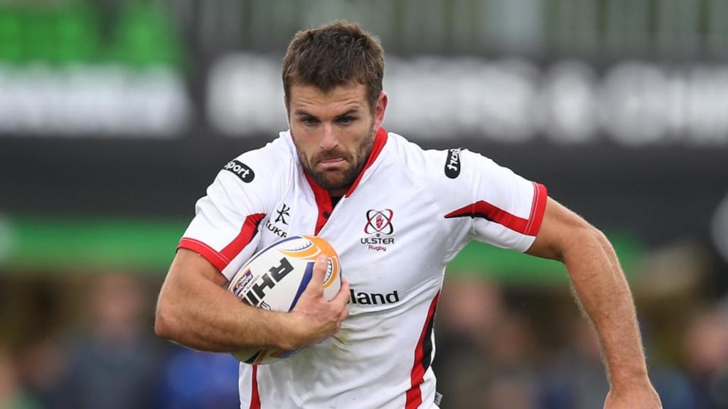 Ulster’s South-African born number 13, Jared Payne, who qualifies to play for Ireland under three-year residency rule. Photograph: Dan Sheridan/Inpho