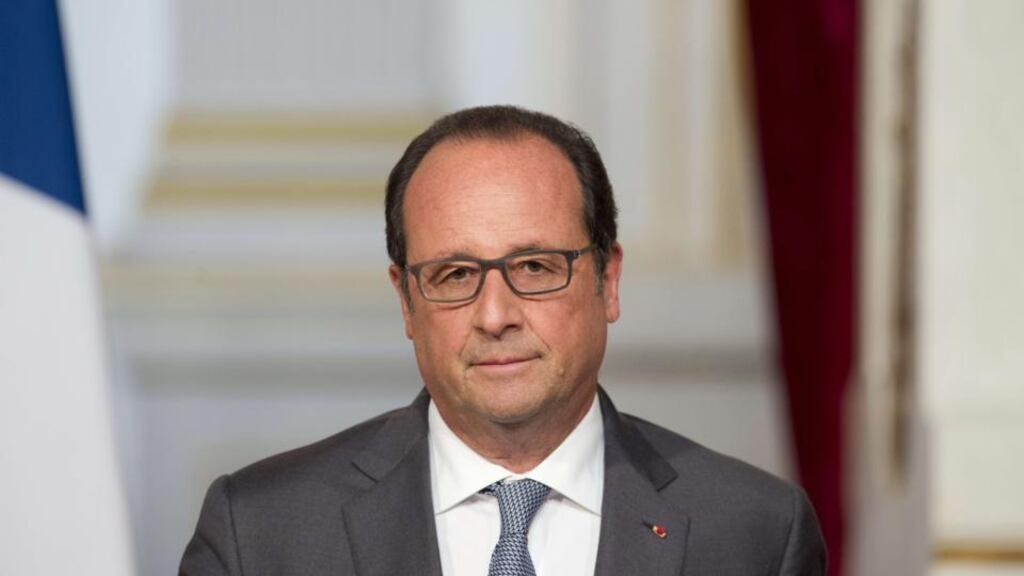 France was the first country to join the US-led coalition carrying out air strikes on Islamic State in Iraq, but had ruled out doing so in Syria, fearing that would benefit president Bashar al-Assad. Photograph: Alain Jocardalain/AFP/Getty Images