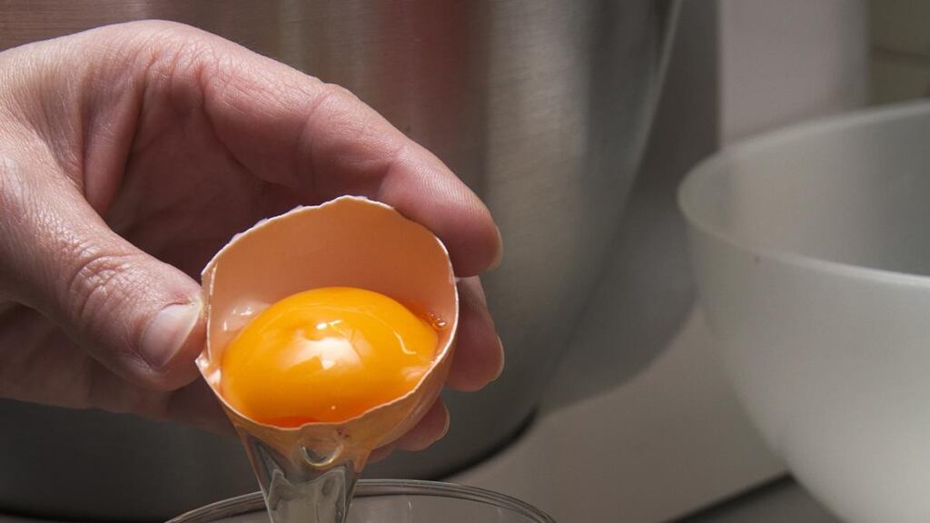 Reader Mary Conroy shared a simple but ingenious tip for separating eggs using a plate.