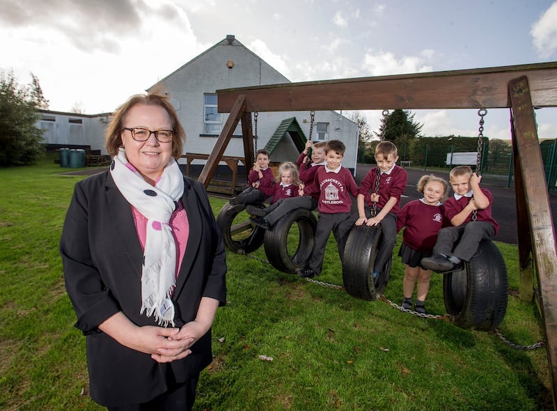 Gráinne McIlvar emphasises ‘the value of the school to the community’. Photograph: Steven McAuley