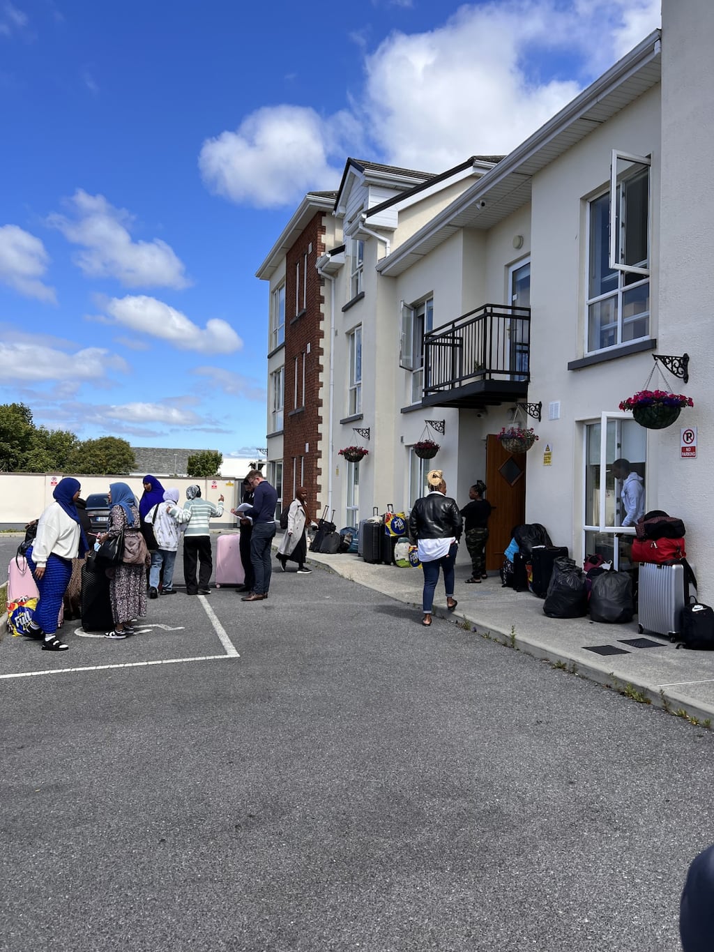 Cúirt Uisce, the IPAS-leased accommodation centre in Galway from which about 60 women were removed
