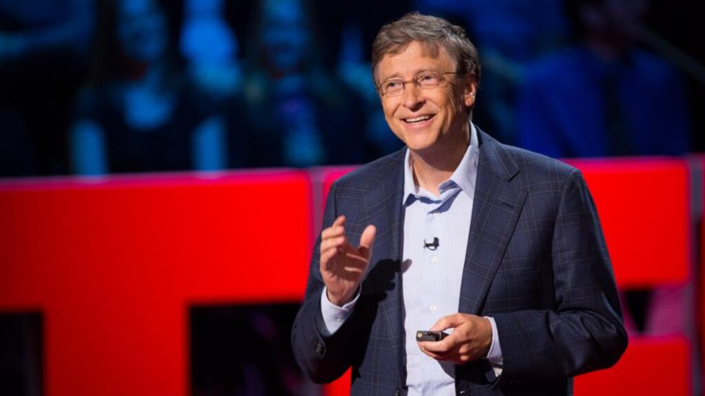 Ted talker: Bill Gates. Photograph: Ryan Lash/Ted